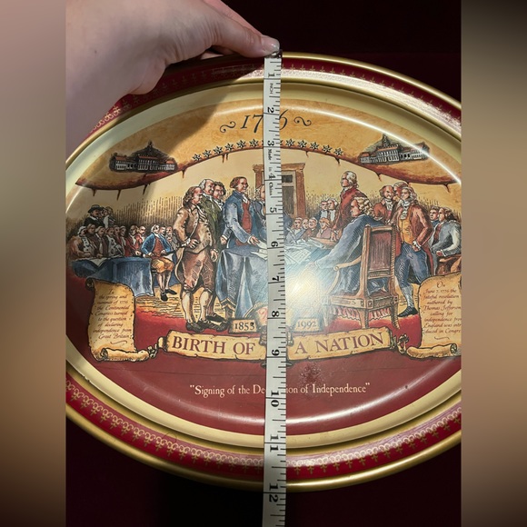 Miller Highlife Declaration of Independence Tin Platter - Picture 5 of 5